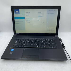 TOSHIBA ノートパソコン B554 CPU:i3-4000M ジャンクZ1255