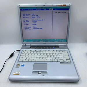 FUJITSU ノートパソコン NB75G CPU:Pentium（R)M ジャンクZ1270