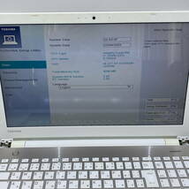 TOSHIBA ノートパソコン T65 CPU:i7-7500U ジャンクZ1275_画像2