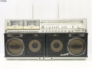 ★SHARP シャープ GF-909 THE SEARCHER-W ラジオ付きステレオテープレコーダー ラジカセ ジャンク 1393K6.