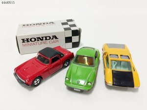 ★tomica HONDA ホンダ ミニチュアカー S800M NO.23 ポルシェ 911S NO.F3 トヨタ EX7 NO.31 3台 おまとめ 4468N15.