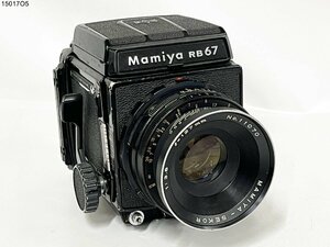 ★シャッターOK◎ Mamiya マミヤ RB67 PROFESSIONAL MAMIYA-SEKOR 1:3.8 f=127mm 中判カメラ ボディ レンズ フィルムホルダー 15017O5-10