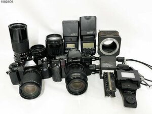 ★部品取りに Canon AL-1 EOS 100QD ボディ レンズ ストロボ オートベローズ デュプリケーター カメラ アクセサリー おまとめ 15028O5-5