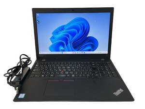 レノボ Lenovo ThinkPad L580 ノートパソコン 指紋認証 Intel Core i5-8250U/メモリ8GB/SSD256GB/Win11/15.6型 20LXS08H00 送料無料■1