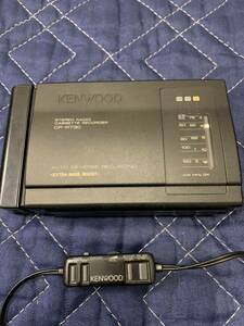 KENWOOD オーディオ機器 カセットデッキ ウォークマンレトロ 黒 BLACK CP-R730