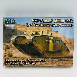 新品未組立 Master Box 1/72 MkI Female British Tank 菱形戦車 雌型 中東仕様