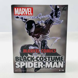 新品未開封 セガ Luminasta MARVEL COMICS ブラックコスチューム スパイダーマン