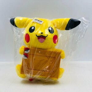 新品 ポケットモンスター でっかいぬいぐるみ 写真立て ピカチュウ