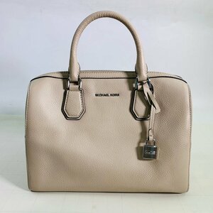 Michael Kors マイケルコース 2WAY ミニボストン バッグ ベージュ系