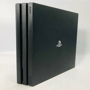 中古難あり PlayStation4 Pro 2TB CUH-7200CBシリーズ ジェット・ブラック コントローラー・ケーブル類欠品