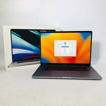 ジャンク MacBook Pro Touch Bar＋Touch ID 16インチ (Late 2019) Core i7 2.6GHz/16GB/SSD 512GB スペースグレイ MVVJ2J/A_画像1