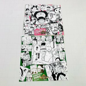 中古品 ワンピース 麦わらストア バースデー イラストシート 限定 ロロノア・ゾロ トニートニー・チョッパー 2種セット