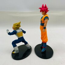 中古品 ドラゴンボールZ 神と神 劇場版DXF フィギュア 4種セット ビルス ウイス 孫悟空 ベジータ_画像5