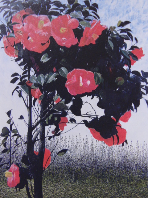 Masahiko Koizumi, [Camelia Ranman], De un libro de arte raro, Buen estado, Nuevo enmarcado de alta calidad., envío gratis, Pintura occidental pintura al óleo pintor japonés pintura de paisaje flor, arte, cuadro, pintura al óleo, Naturaleza, Pintura de paisaje