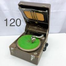 11AD94 OLYMPUS オリンパス 蓄音機 トーキングマシン ターンテーブル レトロ 当時物 中古 現状品 動作未確認_画像1