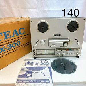 11AA117 1円～ 極美品 TEAC X-300 STEREO TAPE DECK ティアック オープンリールデッキ 50Hz対応オーディオ機器 現状品 通電ok 動作未確認