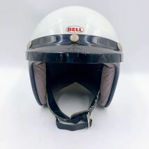 12AC50 BELL SUPER MAGNUM ベル　スーパーマグナム ヘルメット S/M ビンテージ ホワイト 中古 現状品_画像2