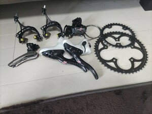 カンパニョーロ　CAMPAGNOLO スーパーレコード　レコード　コーラス　コンポセット　11S　リムブレーキ