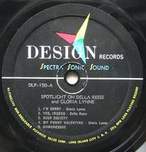 ◆ DELLA REESE & GLORIA LYNNE ◆ Design DLP-150 ◆ V_画像3