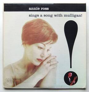 ◆ ANNIE ROSS / Sings a Song with Mulligan! ◆ World Pacific WP-1253 (black:dg) ◆