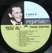 ◆ FRANK SINATRA / Softly, As I Leave You ◆ Reprise F-1013 ◆ V_画像3
