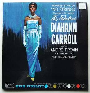 ◆ The Fabulous DIAHANN CARROLL with ANDRE PREVIN ◆ United Artists UAL-3229 (color) ◆ V