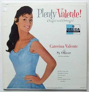 ◆ CATERINA VALENTE / Plenty Valente! Singin' and Swingin' ◆ Decca DL 8840 (black:dg) ◆