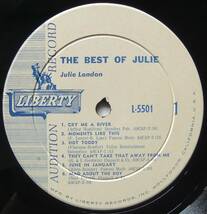 ◆ JULIE LONDON / The Best of Julie ◆ Liberty L5501 (promo:dg) ◆_画像3