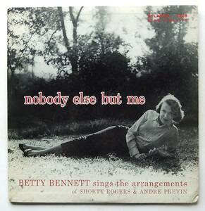 ◆ BETTY BENNETT / Nobody Else But Me ◆ Atlantic 1226 (black:dg) ◆