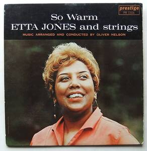 ◆ ETTA JONES / So Warm ◆ Prestige PRLP 7204 (yellow:NJ:dg:RVG) ◆