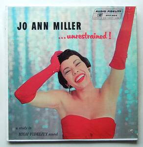 ◆ JO ANN MILLER / Unrestrained! ◆ Audio Fidelity AFLP 1864 (gold:dg) ◆