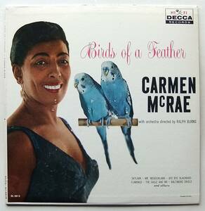 ◆ CARMEN McRAE / Birds of a Feather ◆ Decca DL 8815 (black:dg) ◆