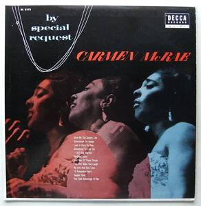 ◆ CARMEN McRAE / By Special Request ◆ Decca DL 8173 (color) ◆