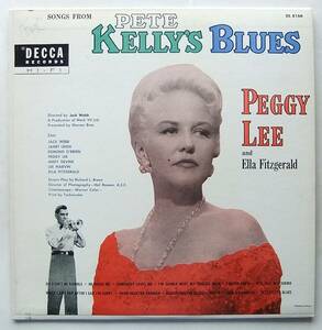 ◆ PEGGY LEE and ELLA FITZGERALD / Pete Kelly's Blues ◆ Decca DL 8166 (color:dg) ◆