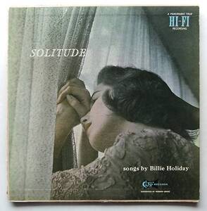 ◆ BILLY HOLIDAY / Solitude ◆ Clef MG C-690 ( black:dg) ◆