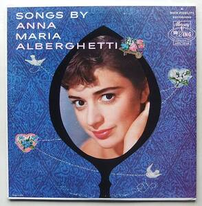 ◆ Songs by ANNA MARIA ALBERGHETTI ◆ Mercury Wing MGW 12135 (blue:dg) ◆