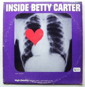 ◆ Inside BETTY CARTER ◆ United Artists UAL 3379 (promo) ◆