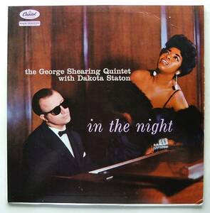 ◆ GEORGE SHEARING Quintet with DAKOTA STANTON / In The Night ◆ Capitol T1003 (turquoise) ◆