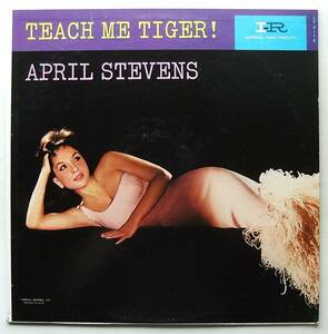 ◆ APRIL STEVENS / Teach Me Tiger ! ◆ Imperial LP 9118 ◆ V