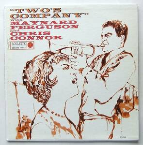 ◆ CHRIS CONNOR with MAYNARD FERGUSON / Two's Company ◆ Roulette R52068 ◆ W