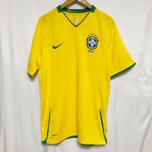 NIKE ナイキ ブラジル サッカー ユニフォーム ホーム セレソン カナリア 90s vintage 黒タグ ビンテージ
