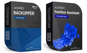PC５台【永続版】最新版！！！ AOMEI Backupper Technician Plus 6.9.1 + AOMEI Partition Assistant Professional 10.0.0 Windows版