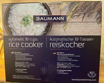 BAUMANN 炊飯器　BAUMANN RICE COOKER フィリピンのS&Rにて購入　未使用・未開封_画像4