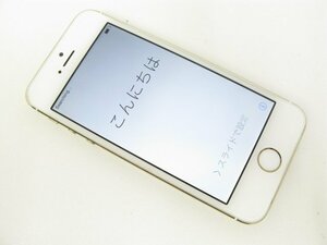 ソフトバンク SoftBank iPhone5S 64GB ゴールド 美品【R5074】