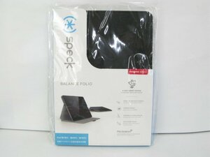 iPad（第7世代／第8世代／第9世代）ケース BALANCE FOLIO ＜ブラック＞ 保護フィルム付き 【d1441】