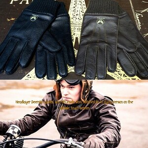 * popular ARMY AIR FORCE TYPE A-10 original leather tia skin gloves 2 color development retro Vintage Rider's Biker protection against cold *453