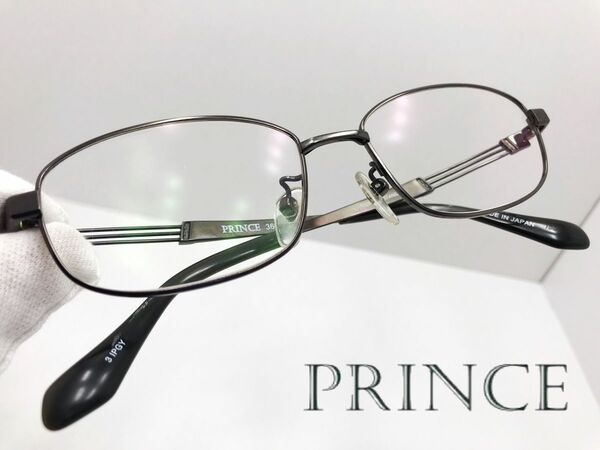 PRINCEプリンス 3604 日本/鯖江製 メタルフルリム メガネ/サングラス