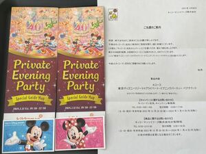 キッコーマン貸切パーティー ディズニーチケット 2枚組