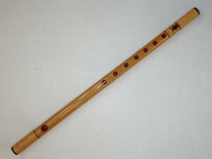 ..255 shinobue ( transverse flute )7 hole 6ps.@ condition ( classic ) total length 44.7. thickness 19.5.