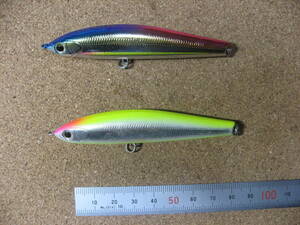 サルベージルアー２個まとめて　SLIDE　SWIM　MINNOW　①